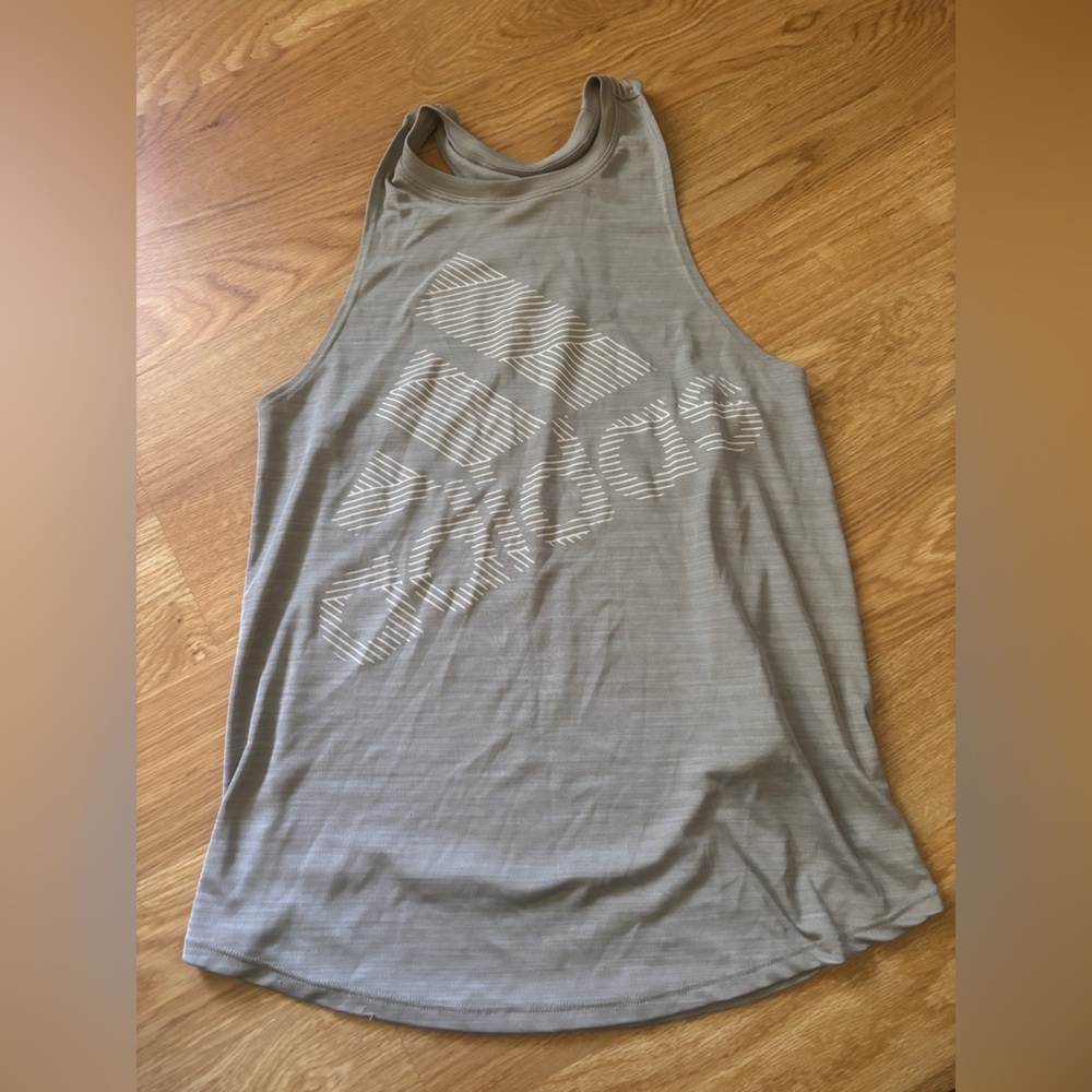 Adidas Light Gray Athletic Tank